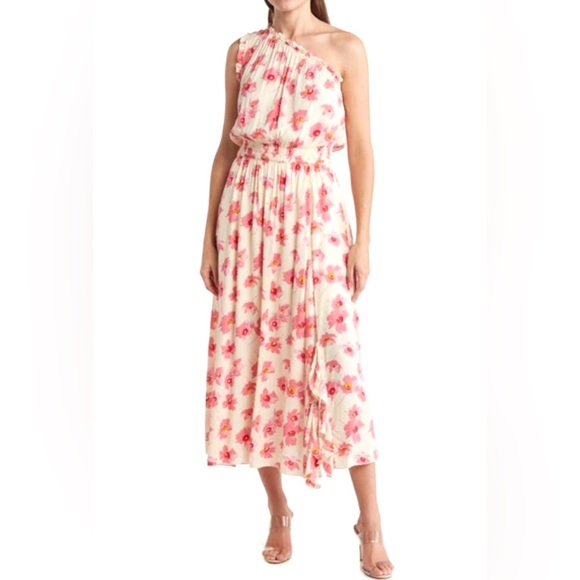 MELLODAY Dresses & Skirts - Melloday Floral One Shoulder Dress